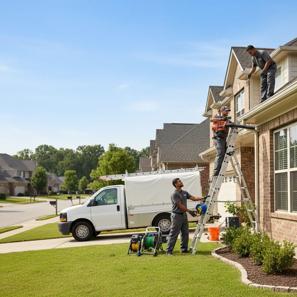 Home Gutter Service in Vallonia, IN near me